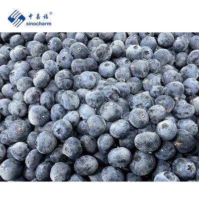 Sinocharm BRC A Hot Selling Chinese Organic 0.8-1.5cm Frozen Fruits Factory Price IQF Blueberry Frozen Blue Berry Fruit