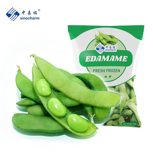 Sinocharm HACCP IQF Edamame 130-150pcs/500g Frozen Edamame Pods with competitive price