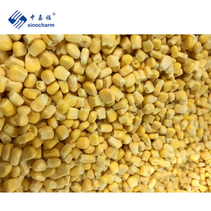 Sinocharm BRC A Approved Organic Dia.7-11mm IQF Frozen Sweet Corn Kernels Frozen Sweet Corn