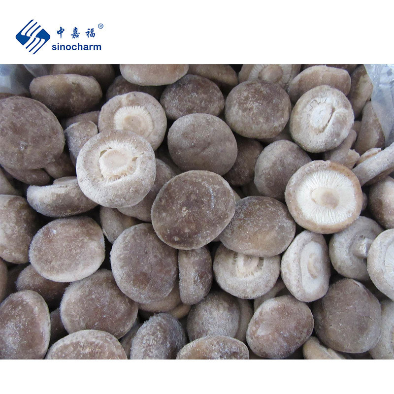 Sinocharm BRC Approved A Factory New Season IQF Frozen 1/4 Cut Shiitake IQF Shiitake Mushrooms