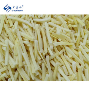 Sinocharm Halal Certified IQF Vegetables Factory Price 10kg Bulk Fresh 4x4mm*30-50mm Frozen Bamboo Shoot Strips from China