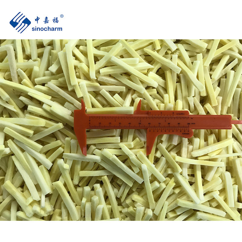 Sinocharm Halal Certified IQF Vegetables Factory Price 10kg Bulk Fresh 4x4mm*30-50mm Frozen Bamboo Shoot Strips from China