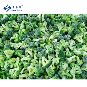 Sinocharm Factory Price New Crop Vegetables Kosher IQF Frozen Green Broccoli with Cut Whole Floret in Bulk Retail Packing