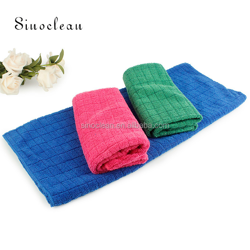 80% Polyester 20% Nylon Terry Microfiber Lens Cleaning Cloth Knitted Terry Fabric Mop Rolls Bulk Household Eyeglass Cleaning