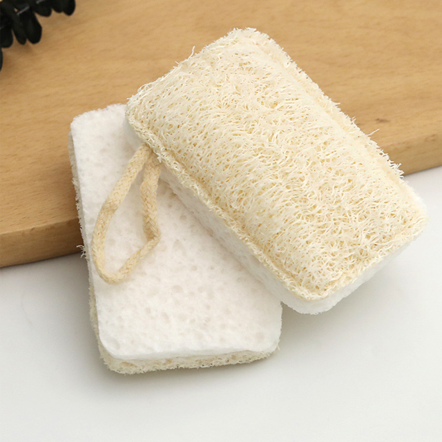 Eco Living Kitchen Loofah Sponge Scrubber Eco Friendly Dish Sponge Loofah Kitchen Scrubber