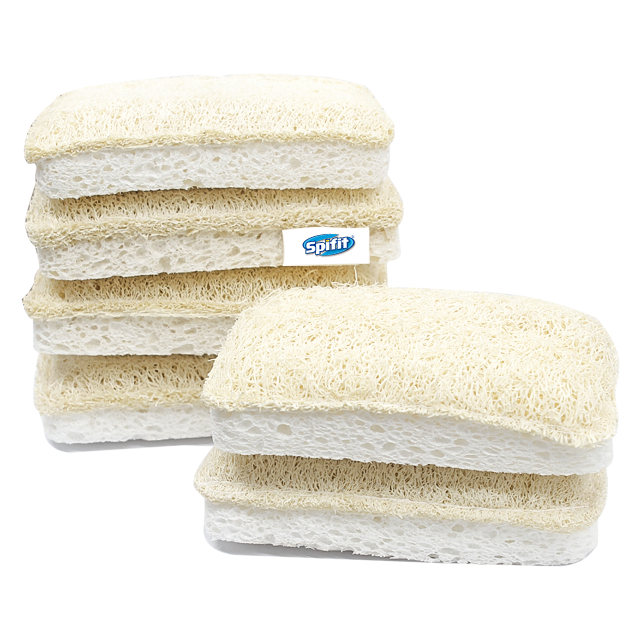 Eco Living Kitchen Loofah Sponge Scrubber Eco Friendly Dish Sponge Loofah Kitchen Scrubber