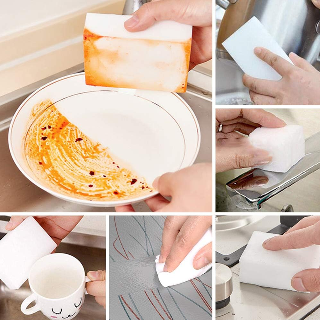 Manufacturers wholesale kitchen household washing pot dishes decontamination sponge magic wipe