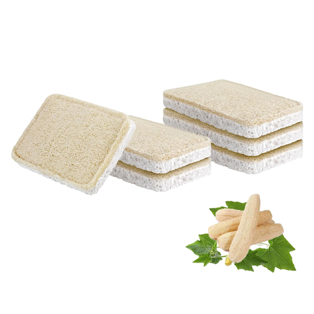 Eco Living Kitchen Loofah Sponge Scrubber Eco Friendly Dish Sponge Loofah Kitchen Scrubber