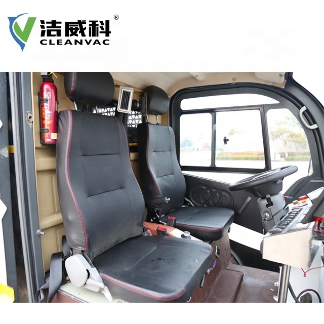 CLEANVAC Street Cleaning Truck, Small Vacuum Sweeper Truck Road Sweeping Vehicle For Sale