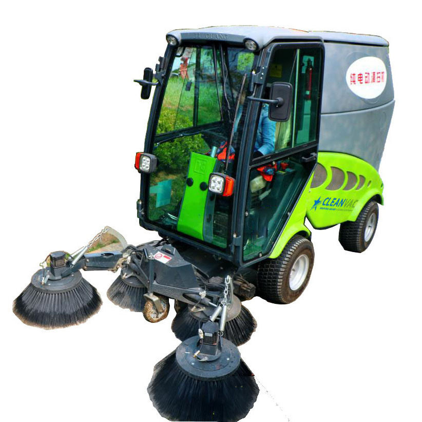 CLEANVAC   vacuum sweeping machine compact street sweeper runway road sweepers street sweepers