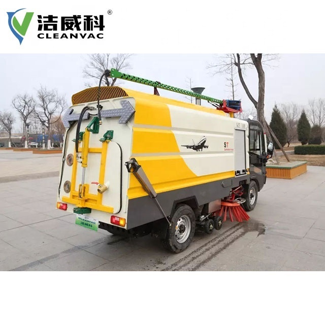 CLEANVAC Street Cleaning Truck, Small Vacuum Sweeper Truck Road Sweeping Vehicle For Sale