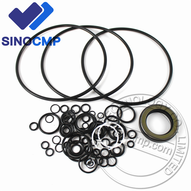 SINOCMP Excavator Seal Kit Arm Boom Bucket /Control Valve Seal Kit Seal Kit for Hydraulic Cylinder