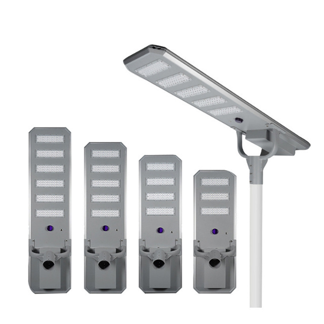 120w solar street light outdoor large capacity battery all in one solar led street light