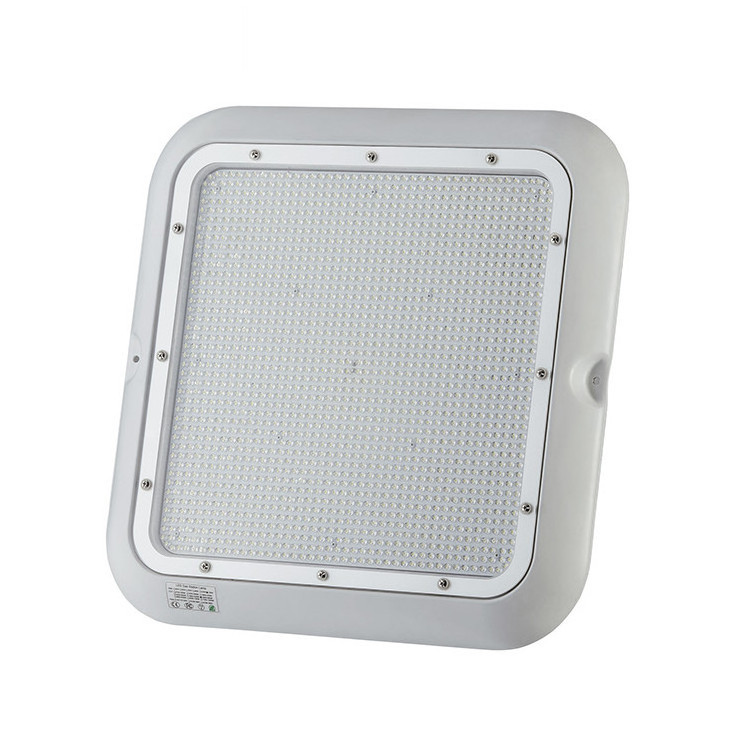 50000hr Lifetime Slim Design Motion Sensor Recessed led canopy Light for Gas Station Warehouse