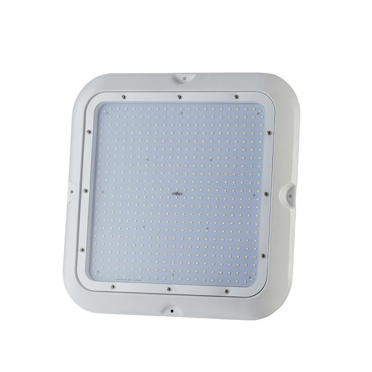 50000hr Lifetime Slim Design Motion Sensor Recessed led canopy Light for Gas Station Warehouse