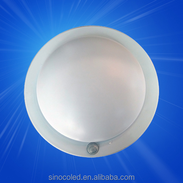 SINOCO ip44 ceiling mount motion sensor light led sensor light led ceiling light 18W 15w 10w 3 years warranty