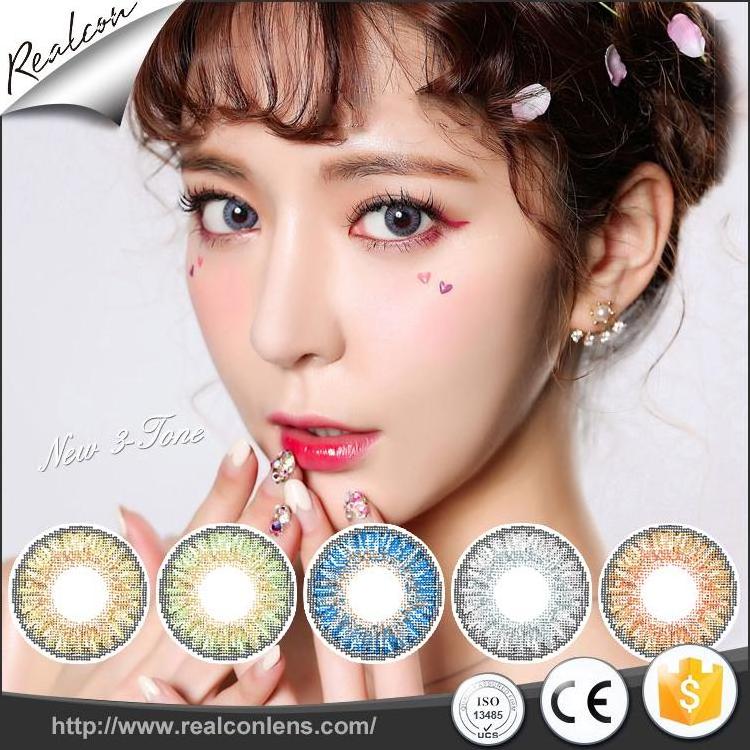 Fancylook REALCON Wholesale Comfortable Contact Lens Natural Circle Colored Contacts Soft Color Contact Lenses