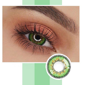 REALCON fancy look Z WEI natural color contact lens gold colored contacts color lenses crazy contact lenses