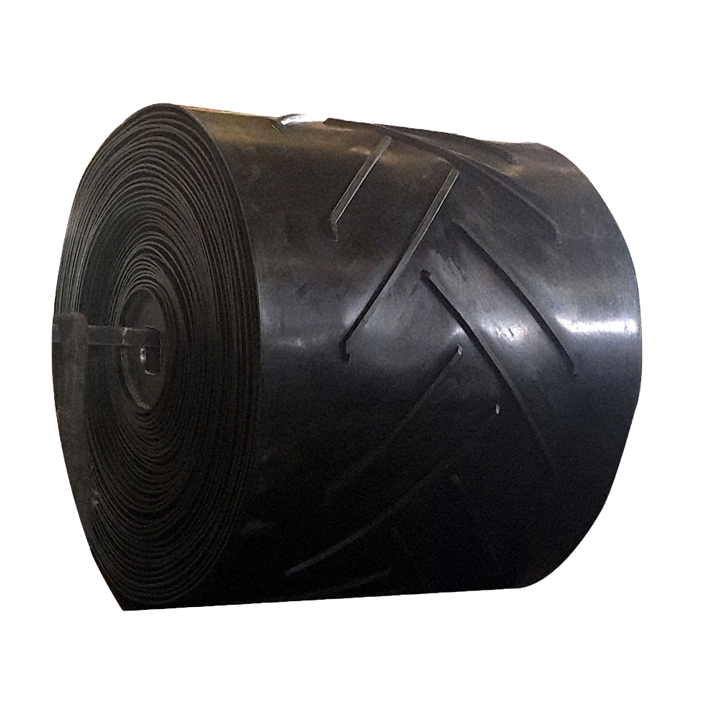 cattle feed chevron incline side wall cleated chevron rough rubber conveyor belts