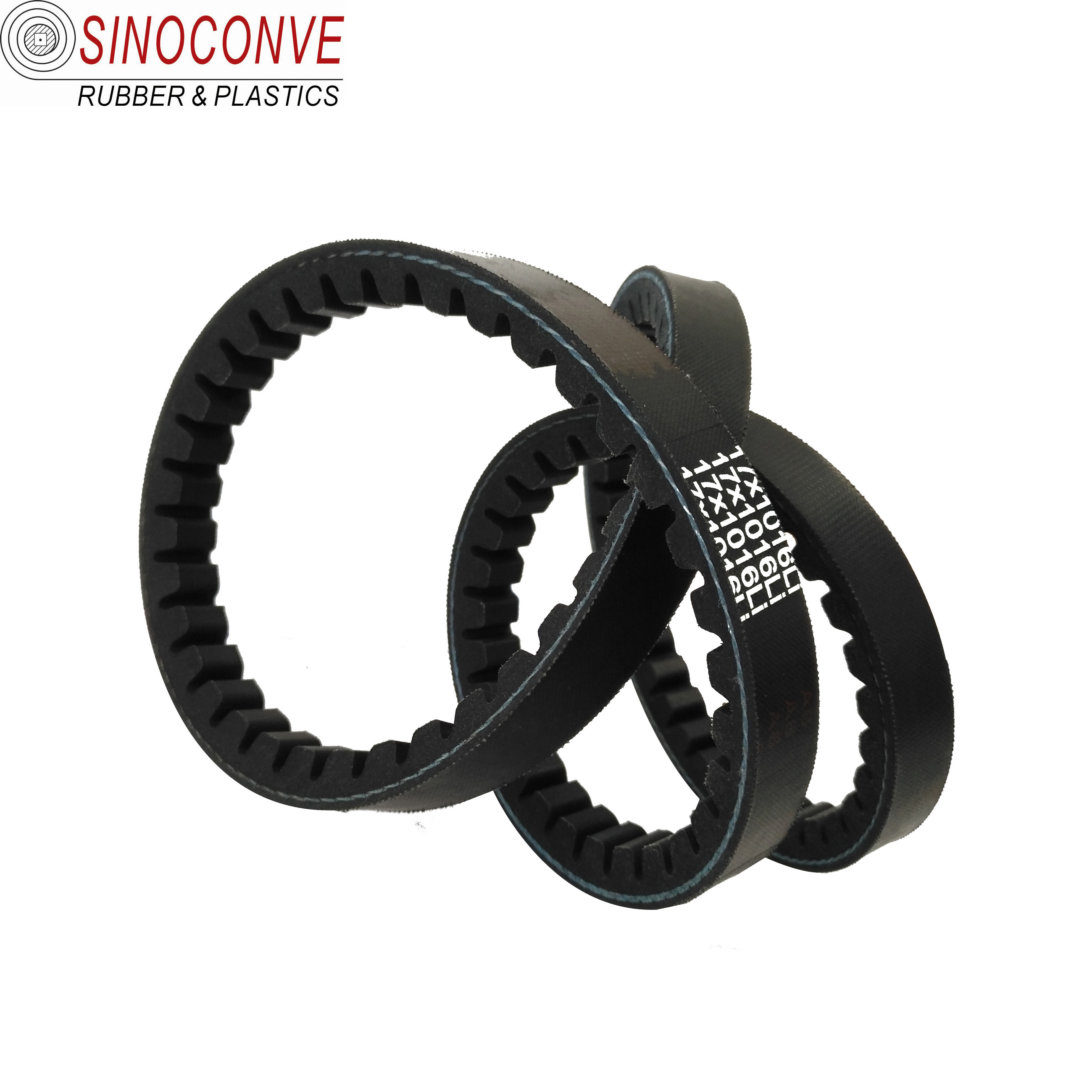 rubber toothed drive belt variable double teeth belt