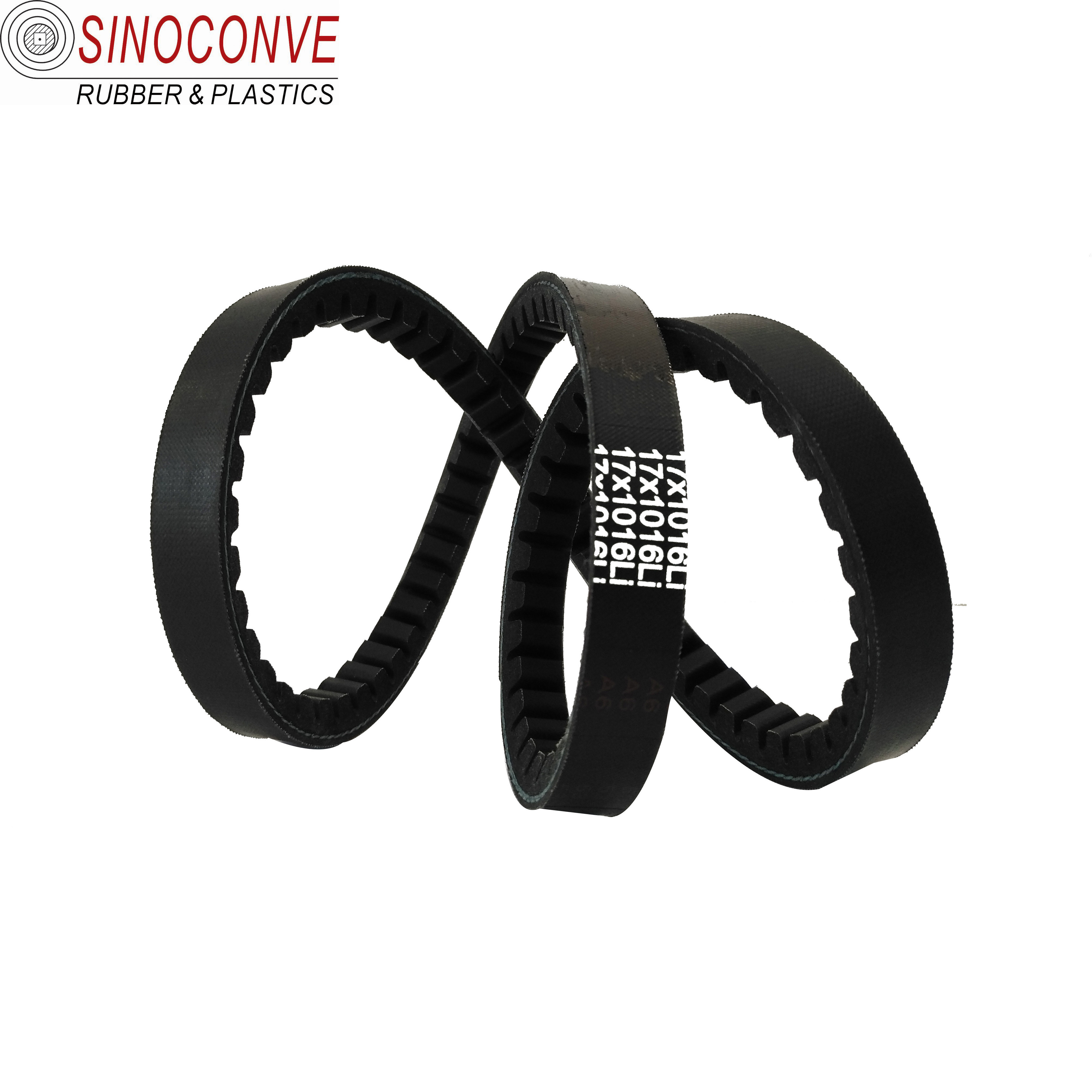 rubber toothed drive belt variable double teeth belt