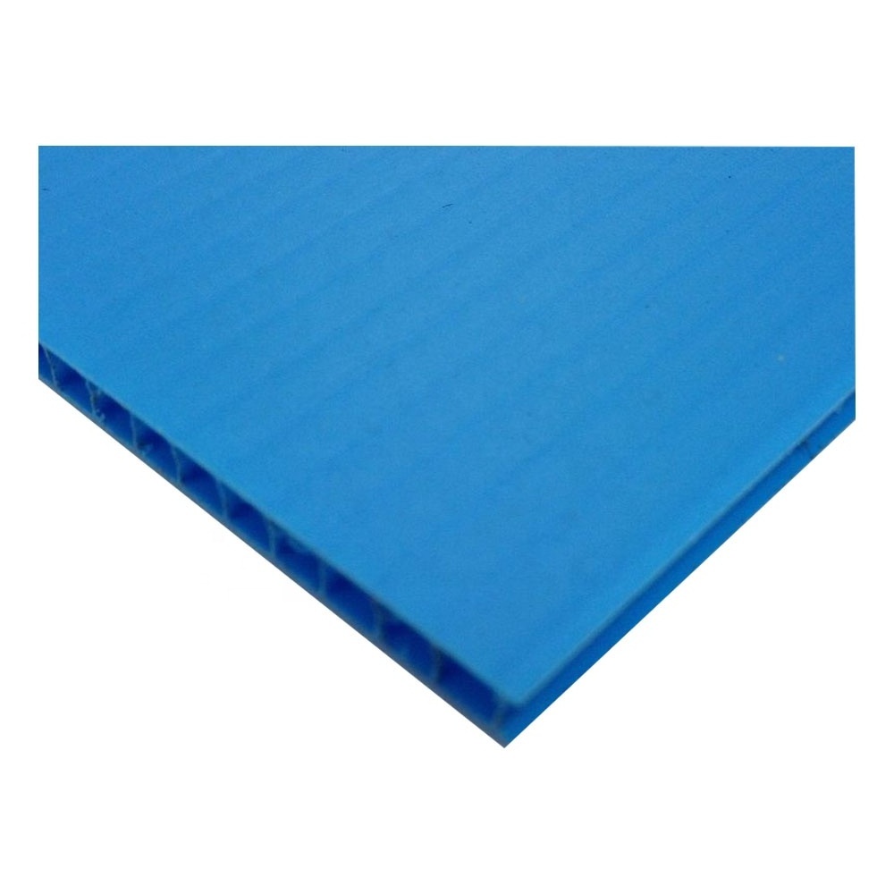 Wholesale Hot Selling Hollow Corrugated Plastic Pp Board 2mm 3mm 4mm PP corrugated plastic sheet