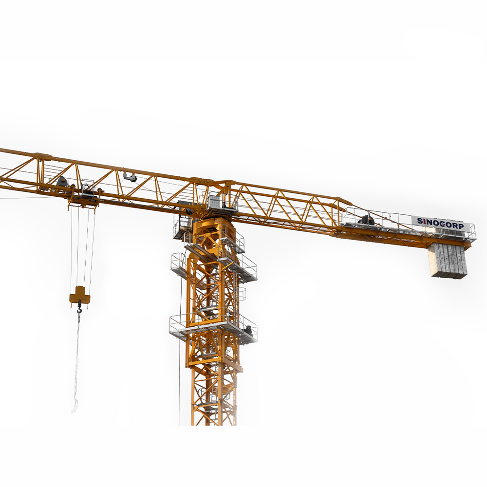 Building tower crane 6t PT6010-6T with spare parts L46A1 L68A1 for sale with best price