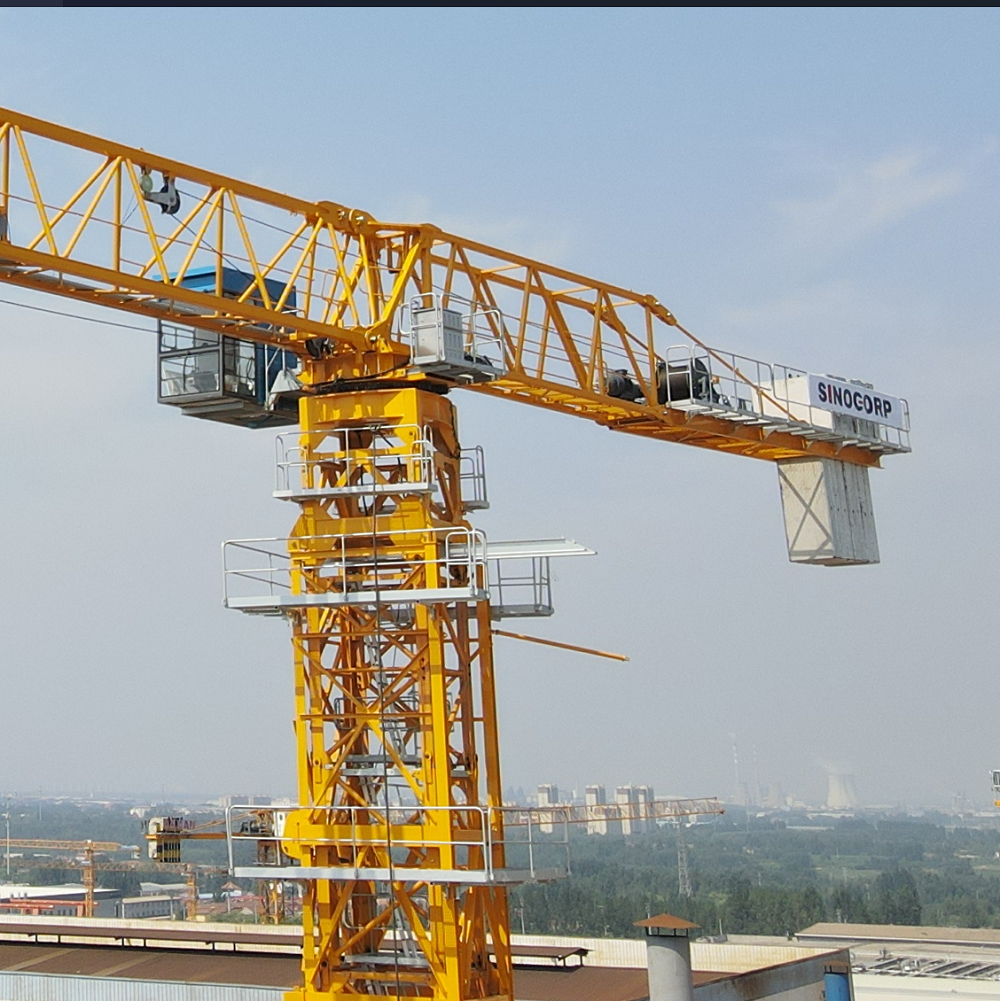 China Wholesale Hot Model Low Cost QTZ315 16 Tons 12 Tons Large Working Range Topless Tower Crane On Chassis For Sale