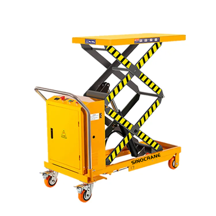 Hot Selling 1Ton 2Ton 4Ton Hydraulic Manual Roller Top Used Scissor Lift Table For Sale