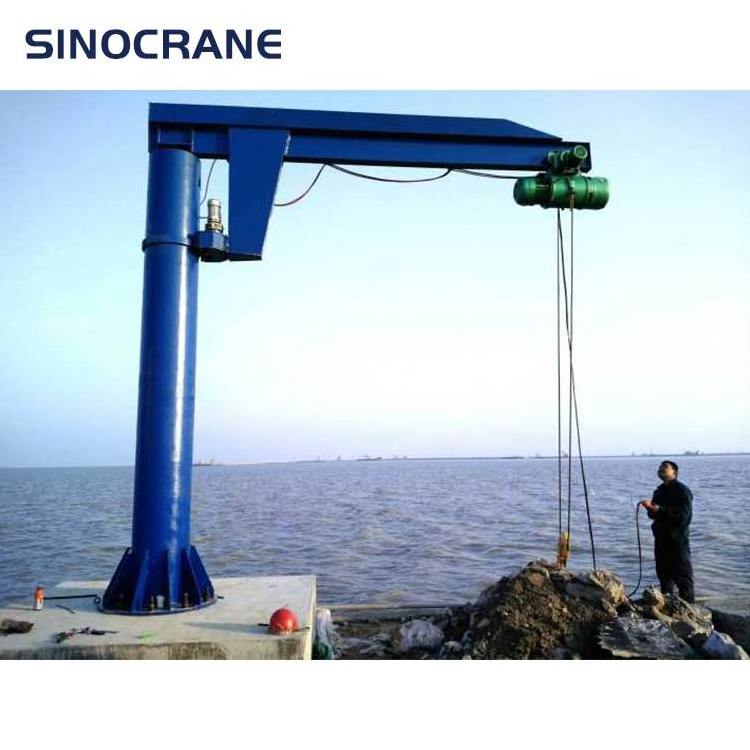 BZX Pillar Mounted Slewing Jib Crane Workshop Construction Used 1TON 3TON 5TON 7TON