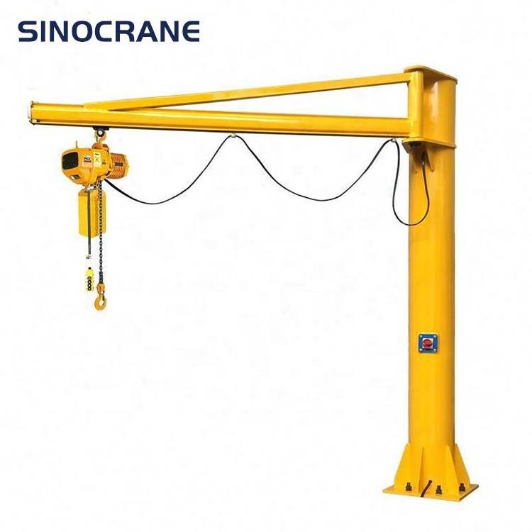 BZX Pillar Mounted Slewing Jib Crane Workshop Construction Used 1TON 3TON 5TON 7TON