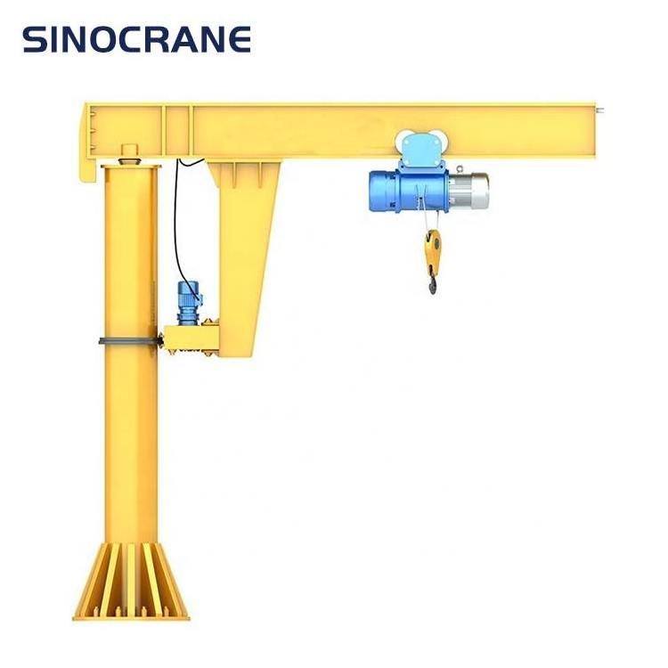 BZX Pillar Mounted Slewing Jib Crane Workshop Construction Used 1TON 3TON 5TON 7TON