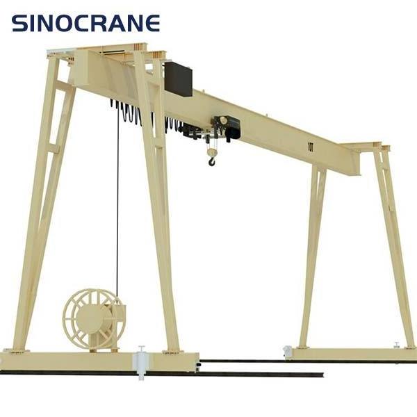 Rubber Tyred Container Gantry Crane Rail Track Explosion-proof Gantry Crane 20t