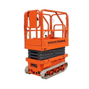 Electric Track Crawler Scissor Lift 8m 300kg 500kg Manned Lifting Platform