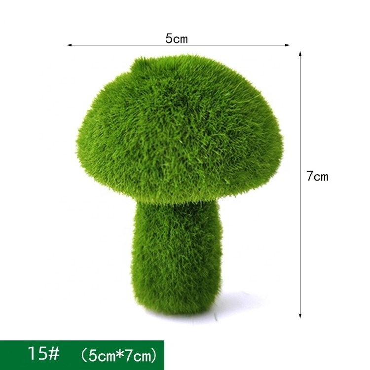 New Arrival Artificial Green Moss Ball Decoration Moss Stone Ball