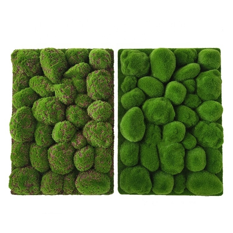 Artificial Stone Moss Wall For Decoration High Quality Foam Artificial Stone Moss Grass