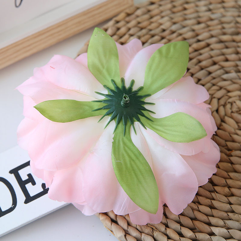 Artificial Silk Big Flowers Heads Decorative Peony Flower Heads for Wedding Home Wall Decor