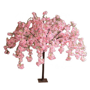 Popular artificial cherry blossom tree centerpieces indoor for wedding decoration