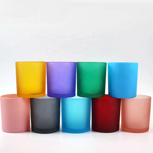 Wholesale Frosted Clear Sublimation Blanks Tealight Glass Candle Jar With Bamboo Lid