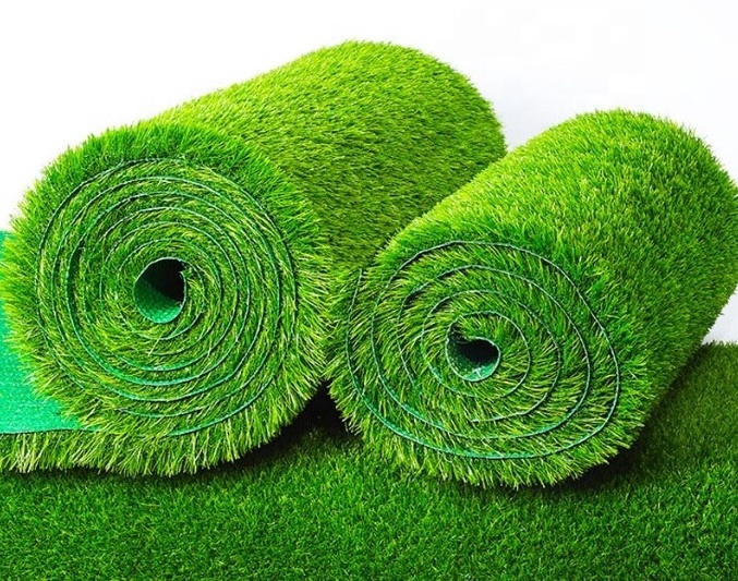 Outdoor Synthetic Turf Garden Artificial Grass Carpet Roll Green Plastic Simulation Grass Lawn For Garden