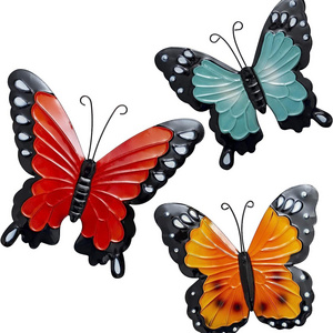 10 inches Metal Garden Butterflies hanging Wall Art Decoration