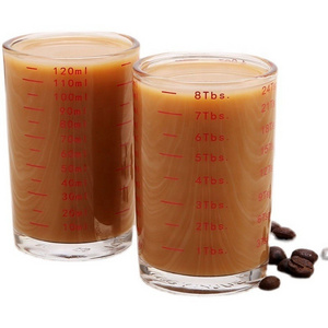 4 oz 120 ml measuring cup glass 3 oz 90 ml milk coffee tea shot glass cup with measurements