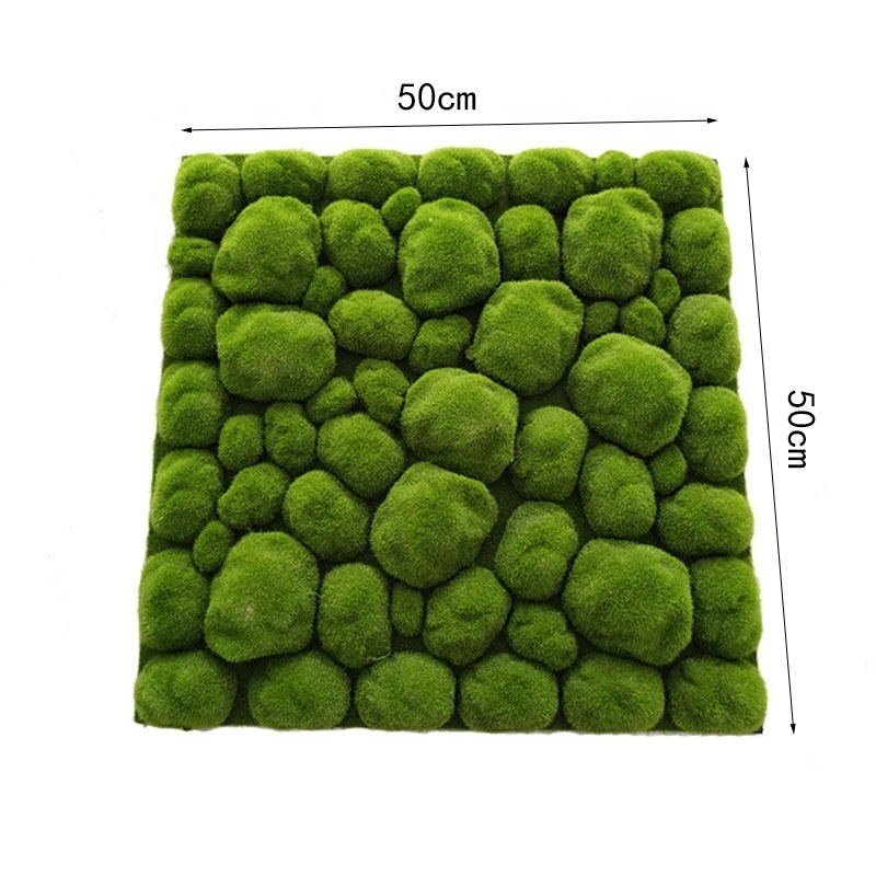 Simulation moss flocking moss stone plant wall accessories moss turf plant wall panel