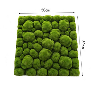 Simulation moss flocking moss stone plant wall accessories moss turf plant wall panel