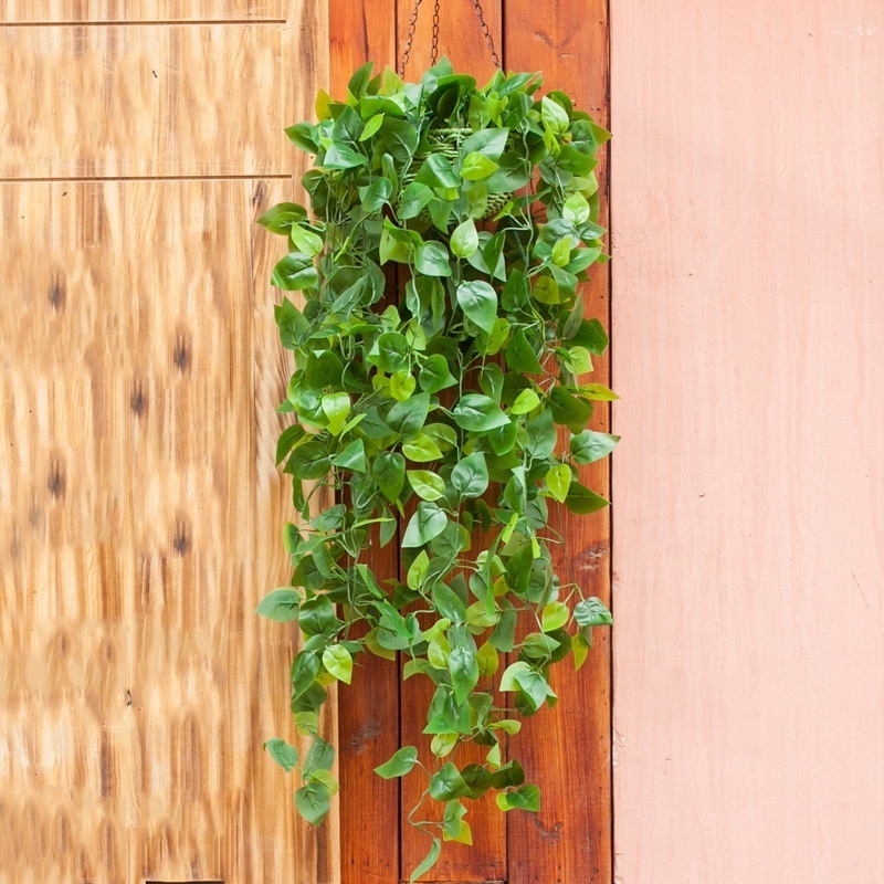 Artificial Wall Hanging Green Leaves Artificial Ivy Vines Decoration Arranging Vertical Green Wall