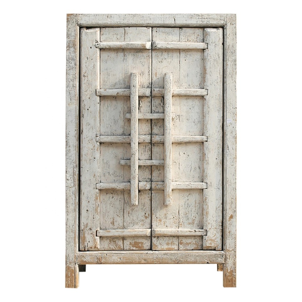 chinese style two doors antique recycle wood shabby chic closet armoire wardrobes