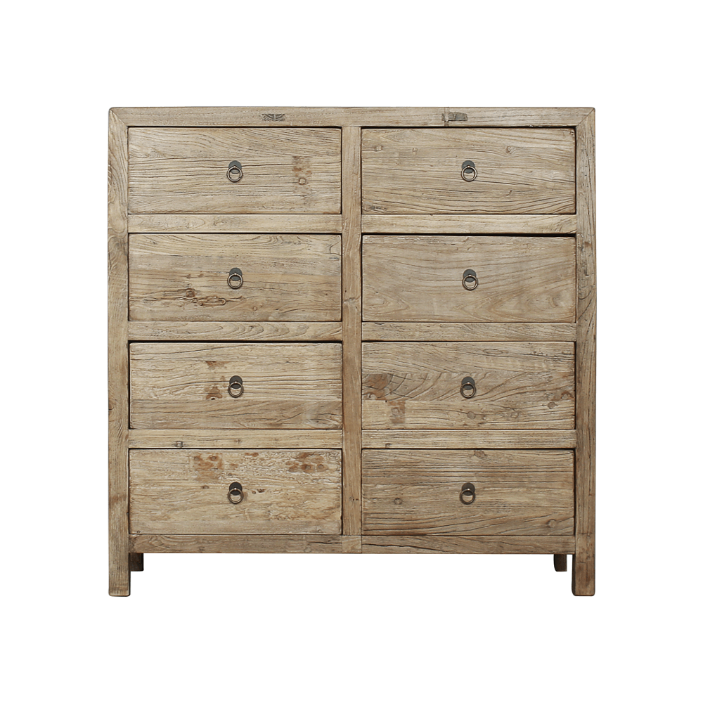 High Quality Antique Recycled Wooden Filing Furniture Office Map Natural File Cabinet