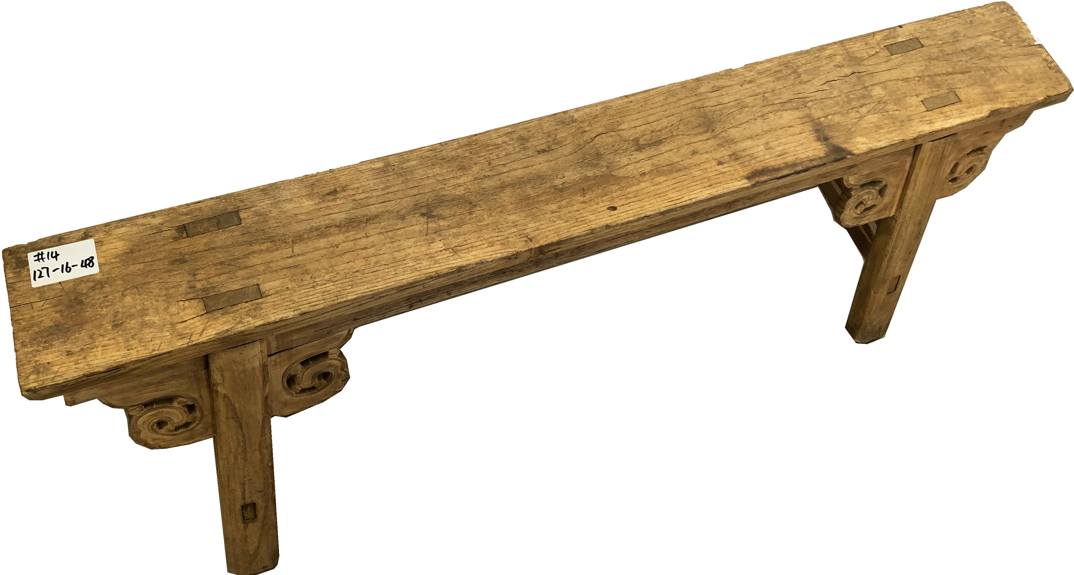 Chinese style Chinese antique elm wood rect bench vintage style rustic dining seats antique elm narrow bench