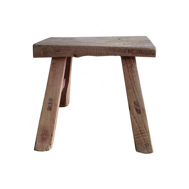 Chinese antique vintage furniture rustic recycle wood children stool baby stool kids stool