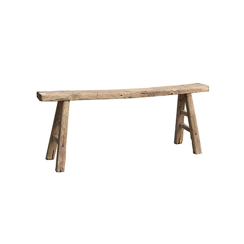 Chinese style Chinese antique elm wood rect bench vintage style rustic dining seats antique elm narrow bench